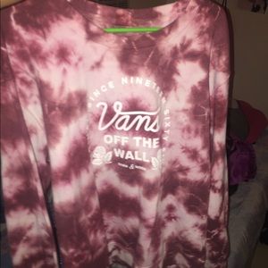 Vans tie dye long sleeve